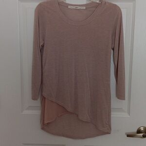 EUC.Long sleeve mauve tee.Size Small.Ladies